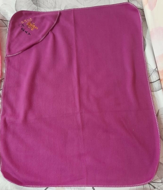 Baby Soft Towels Combo of 3 in Almost New condition featuring soft and comfortable fabric, ideal for bath time, wiping, drying, and everyday baby care at home or while travelling.