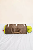 LUVLAP Sunshine Baby Playpen Travel Cot Foldable with Mosquito Net featuring a foldable design, breathable mesh sides, secure frame, zip entry, comfortable sleeping space, and protective mosquito net for babies.