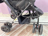 LUVLAP Starshine Baby Stroller/Pram with comfortable reclining seat, foldable frame, adjustable canopy, safety harness, smooth wheels, and convenient storage basket for everyday outings with babies and toddlers.