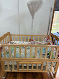 BABYHUG Baby Cot Cum Rocker with Mattress in Some Used condition featuring a versatile cot and rocking design, comfortable mattress, sturdy frame, and protective side rails for baby's everyday rest and relaxation.