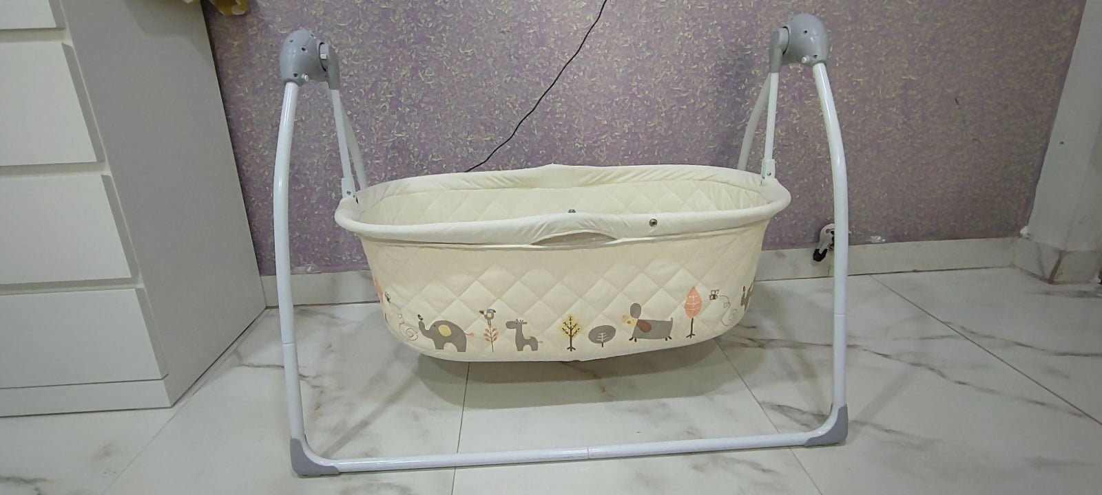 R FOR RABBIT Lullabies Automatic Baby Cradle Swing