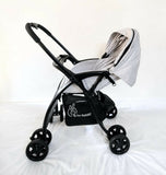 R FOR RABBIT Sugar Pop Baby Stroller/Pram – Grey Reversible Recline