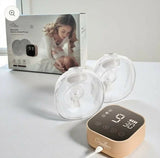 CRADLEVE Wearable Electric Breast Pump in Preloved New condition featuring a compact hands-free design, adjustable pumping settings and comfortable fit for convenient breast milk expression at home, work or while travelling.