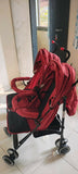 BABYHUG Deuce Twin Stroller/Pram – Red