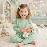 TINY TIGGY Baby Girl Bamboo Doodle Print Pyjama Set