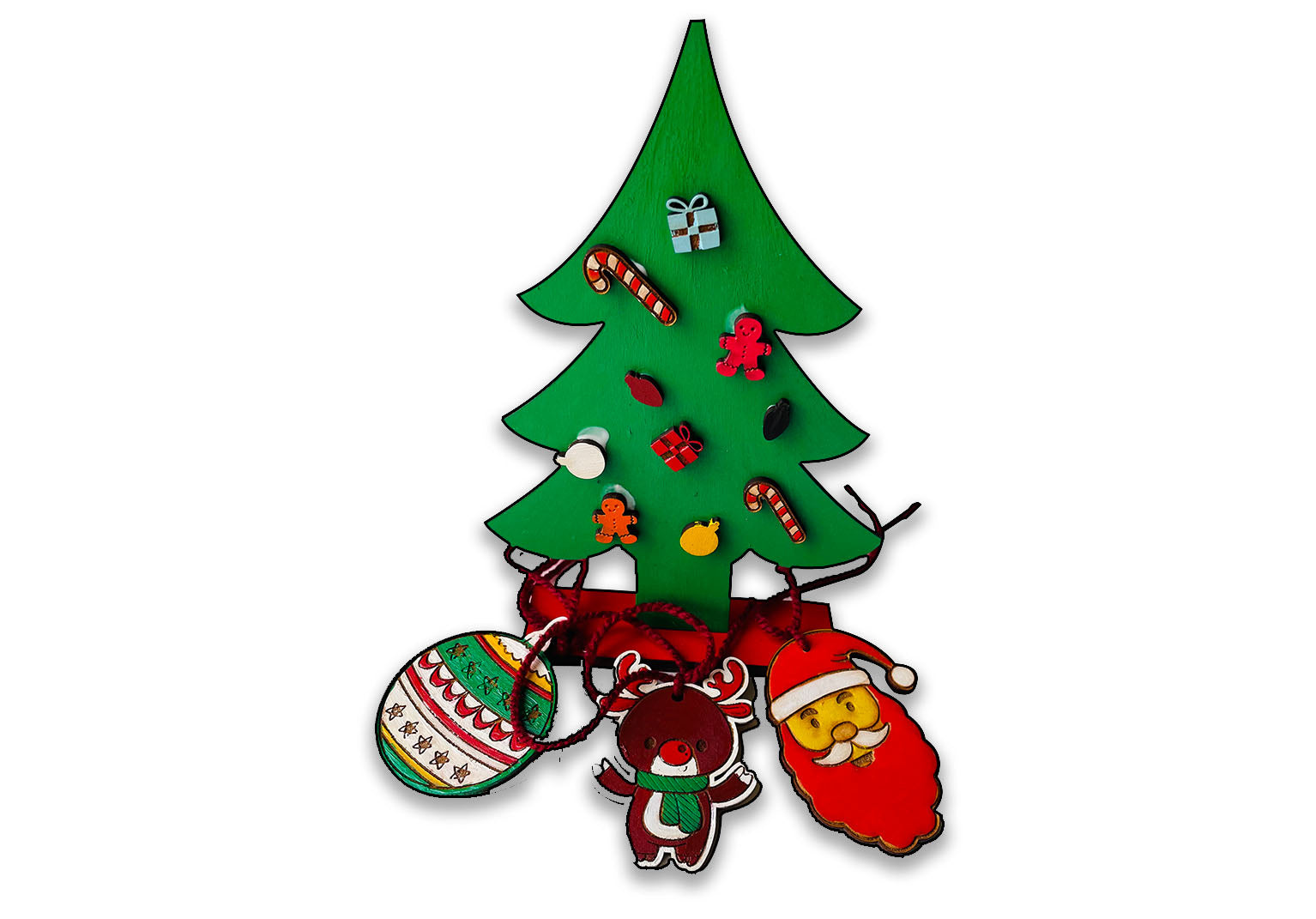 ZOOPLAY DIY Christmas Tree and Ornaments