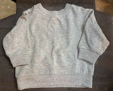 BABY GAP marl grey sweatshirt and joggers set featuring soft comfortable fabric, coordinated design, relaxed fit, and everyday style for playtime, outings, and casual wear.