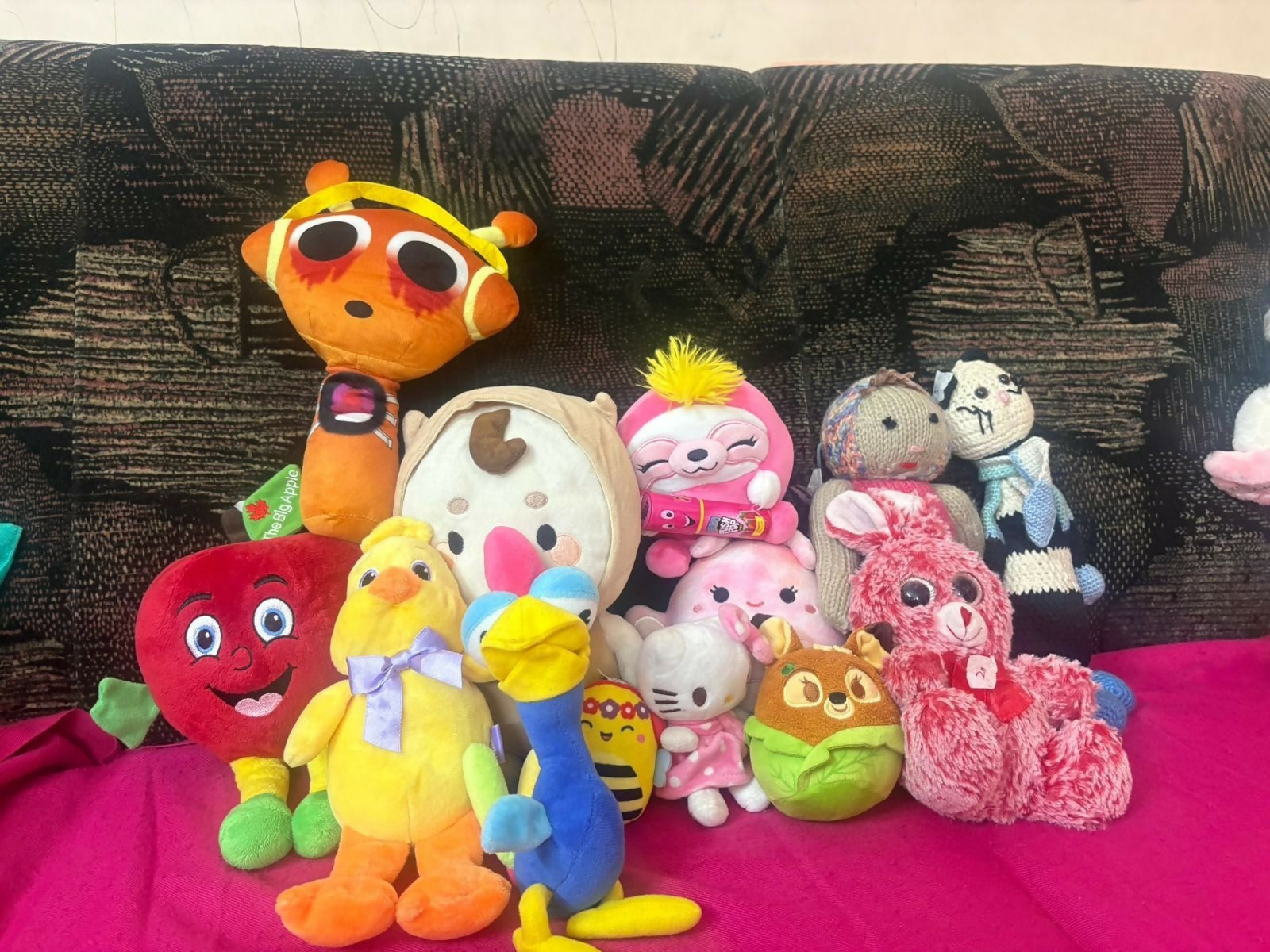Cute soft toys combo for little ones featuring multiple plush toys, soft cuddly materials, colorful designs, and comforting companions for playtime, gifting, and snuggles.