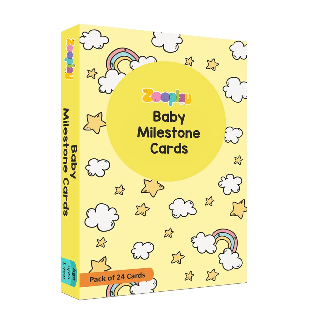 ZOOPLAY Baby Milestones Flashcards -Pack of 24