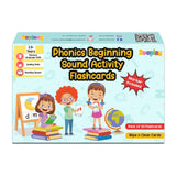 ZOOPLAY Phonics Beginning Sound Activity Flashcards- Pack of 24