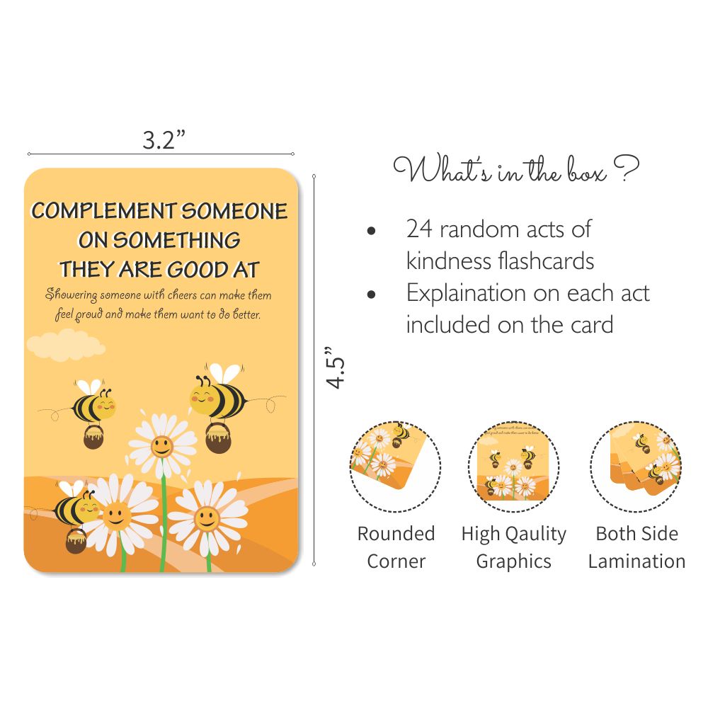 ZOOPLAY Random Act of kindness Flashcards