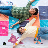 Introducing our vibrant and versatile Hopscotch Flex Play Mat, designed to ignite the imagination and keep kids active while learning the classic game of hopscotch