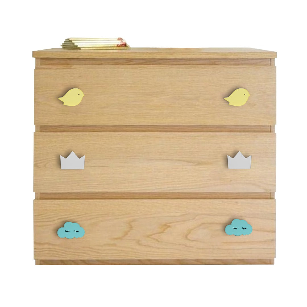 Door/ Drawer Knobs (Set of 2) Adorable Crown