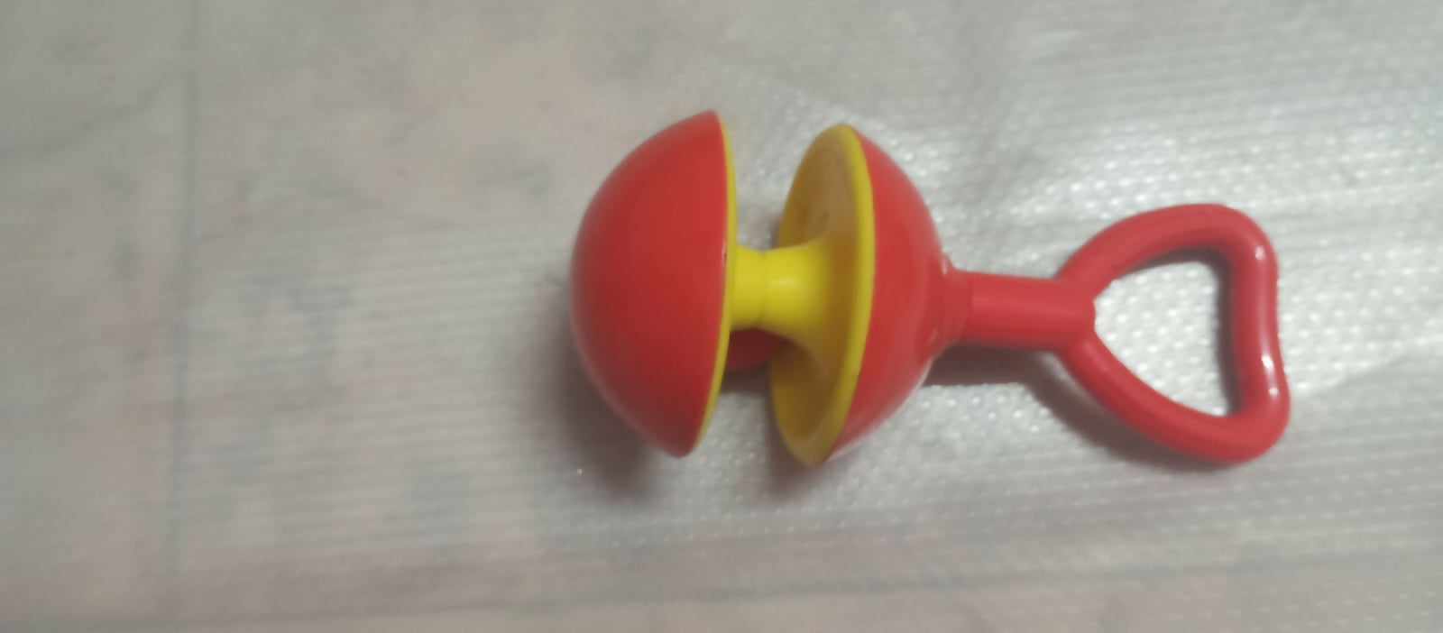 LITTLE’S pack of 6 baby toys – nesting eggs, stacking rings, rattle & more for fun learning.