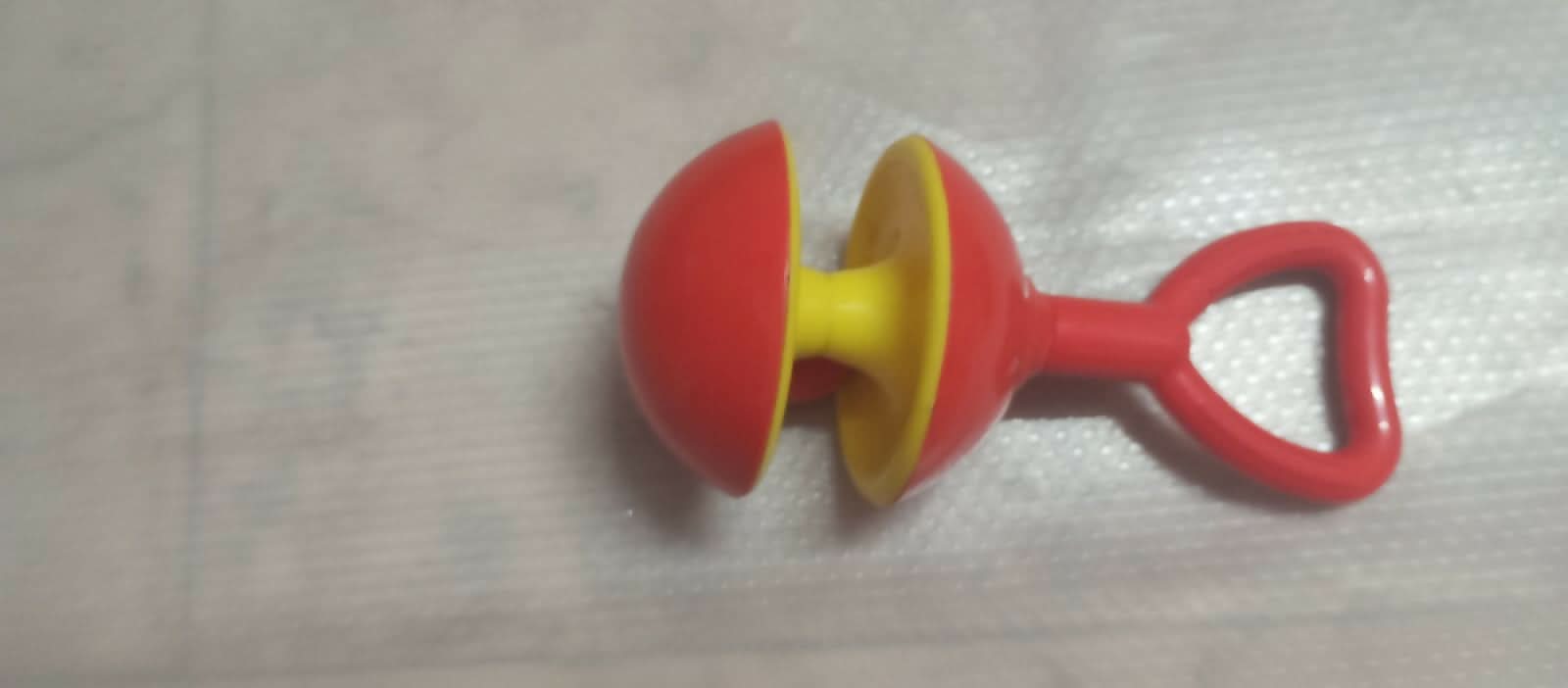 LITTLE’S pack of 6 baby toys – nesting eggs, stacking rings, rattle & more for fun learning.
