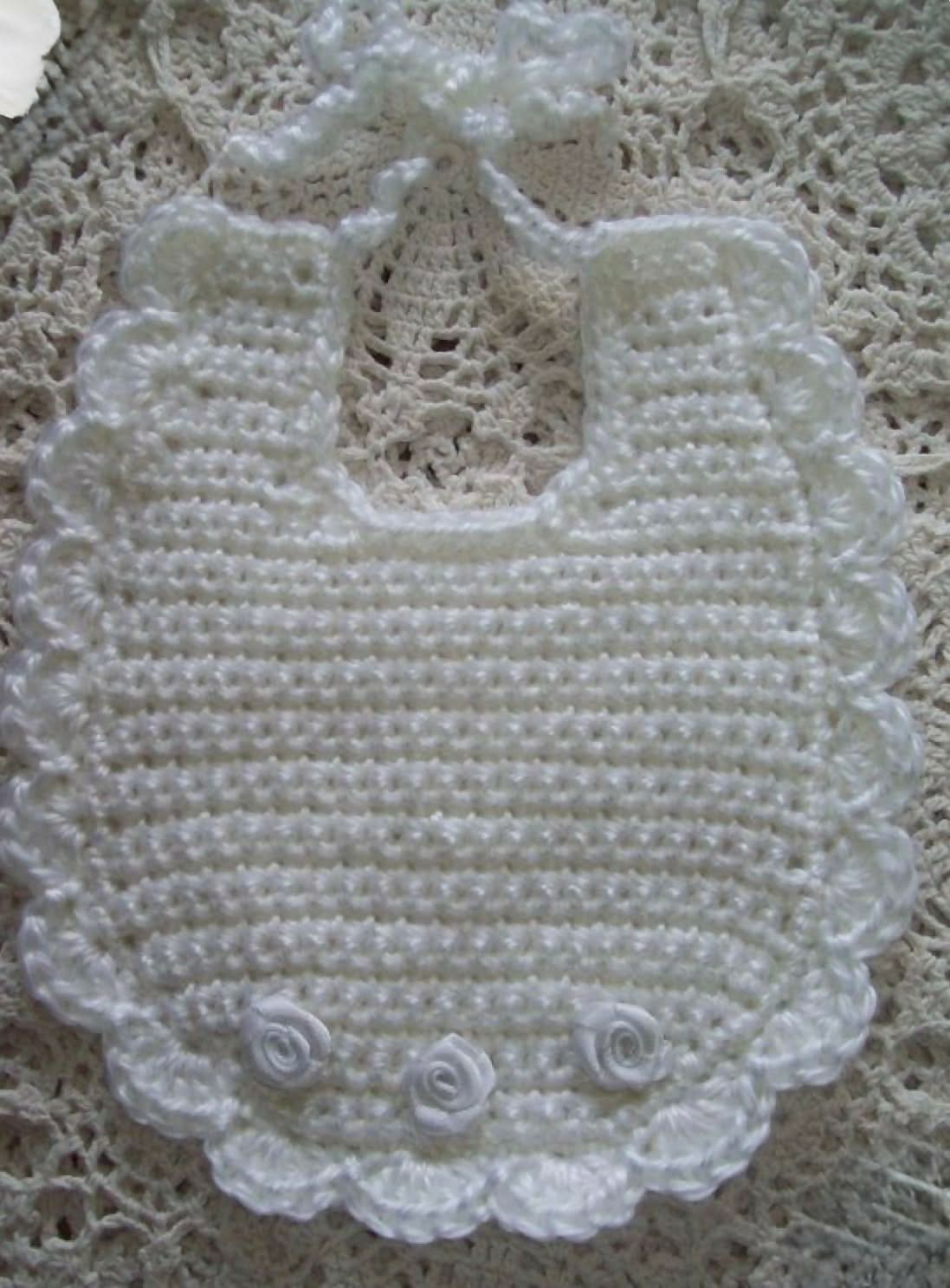 Handmade Crochet Baby Bib – Soft, Reusable & Perfect for Mealtime