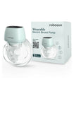 roboson Wearable Electrical Breast Pump Automatic Electric Milk Feeding Pumping Machine with 3 Modes & 9 levels Large 1400 mah battery 150 ml Milk