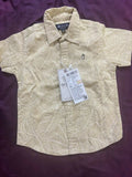 GINI & JONY cotton tropical print shirt – stylish half-sleeve outfit for boys, 2–3 years.
