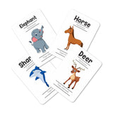 ZOOPLAY First Flashcards Combo Pack - Animals, Fruits & Vegetables, Professions & Space Flashcards)