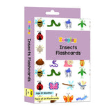 ZOOPLAY Insect Flash Cards- Pack of 24