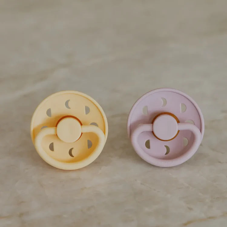 FRIGG Moon Phase Latex Baby Pacifier 0-6M 1-Pack Soft Lilac - Size 1