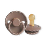 FRIGG Rope Latex Baby Pacifier 0-6M 1-Pack Sepia - Size 1