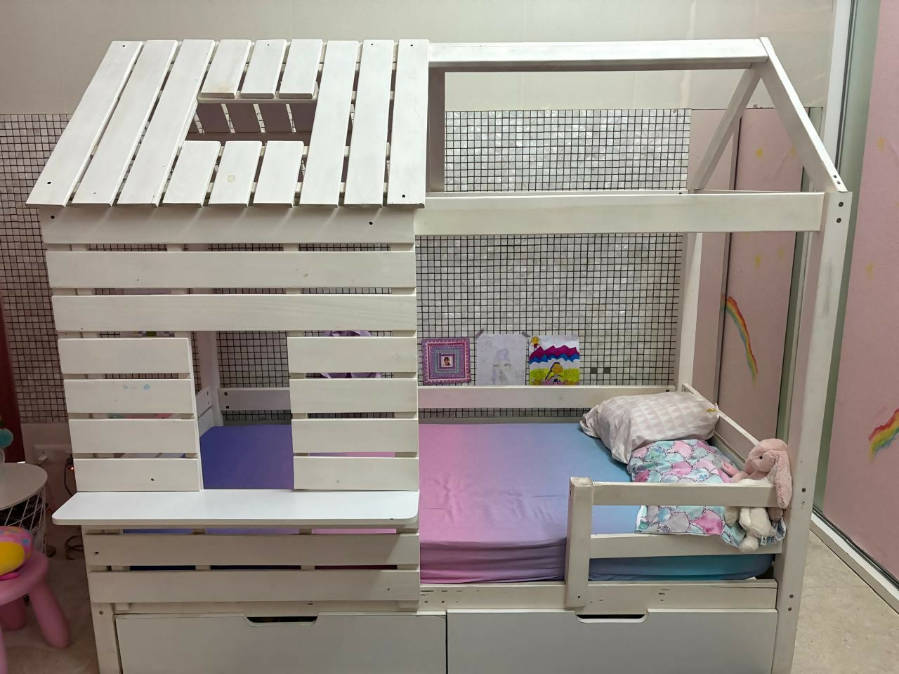 princess bed for kids, kids bed with mattress, girls bedroom furniture, toddler princess bed, stylish baby bed