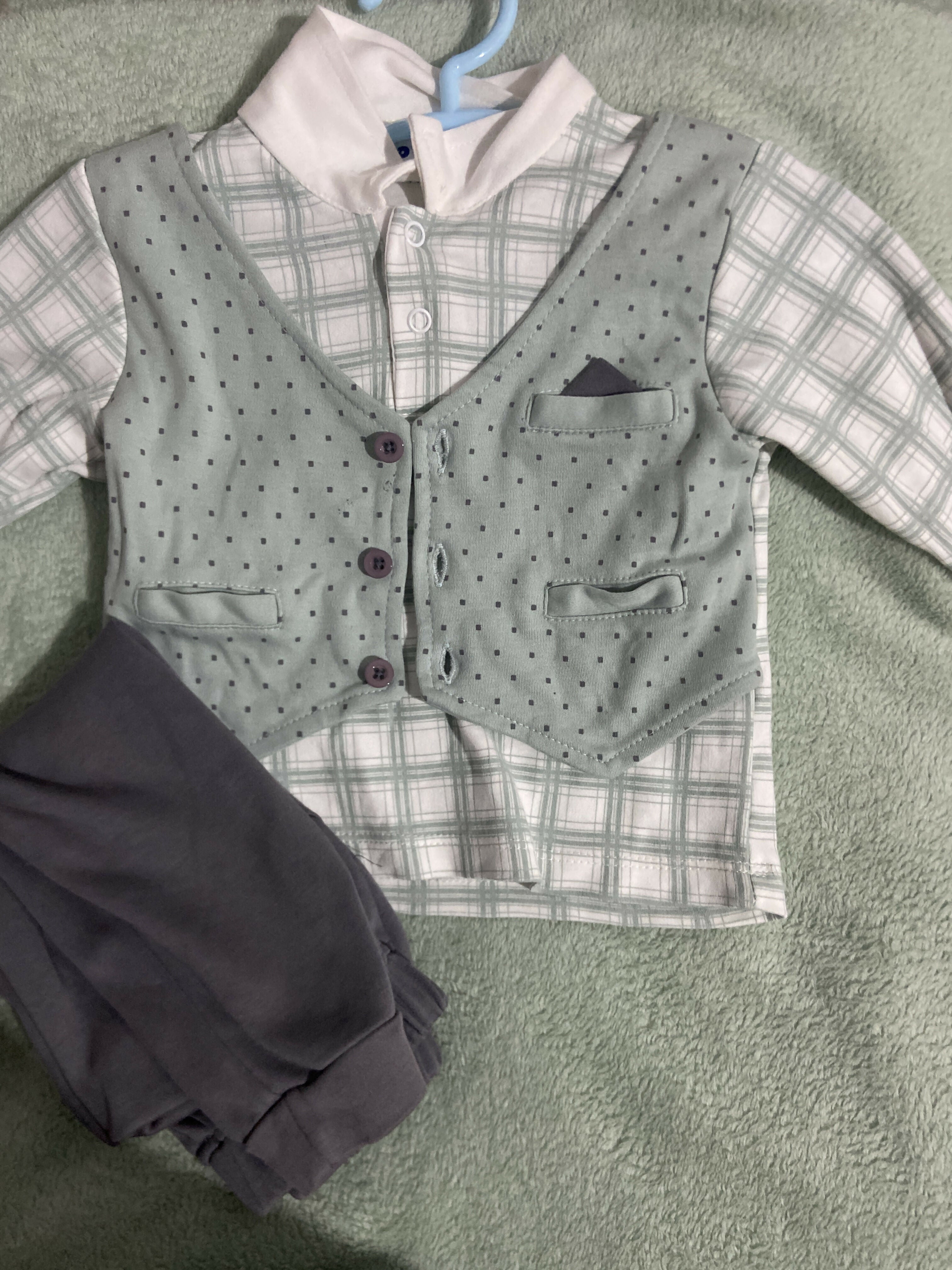 Children's outfit with vest, shirt, and pants - Party Wear Dress with Pant