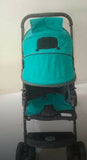 LUVLAP Galaxy stroller with reclining seat, smooth wheels, safety harness, adjustable canopy, and comfortable travel design for babies and toddlers.