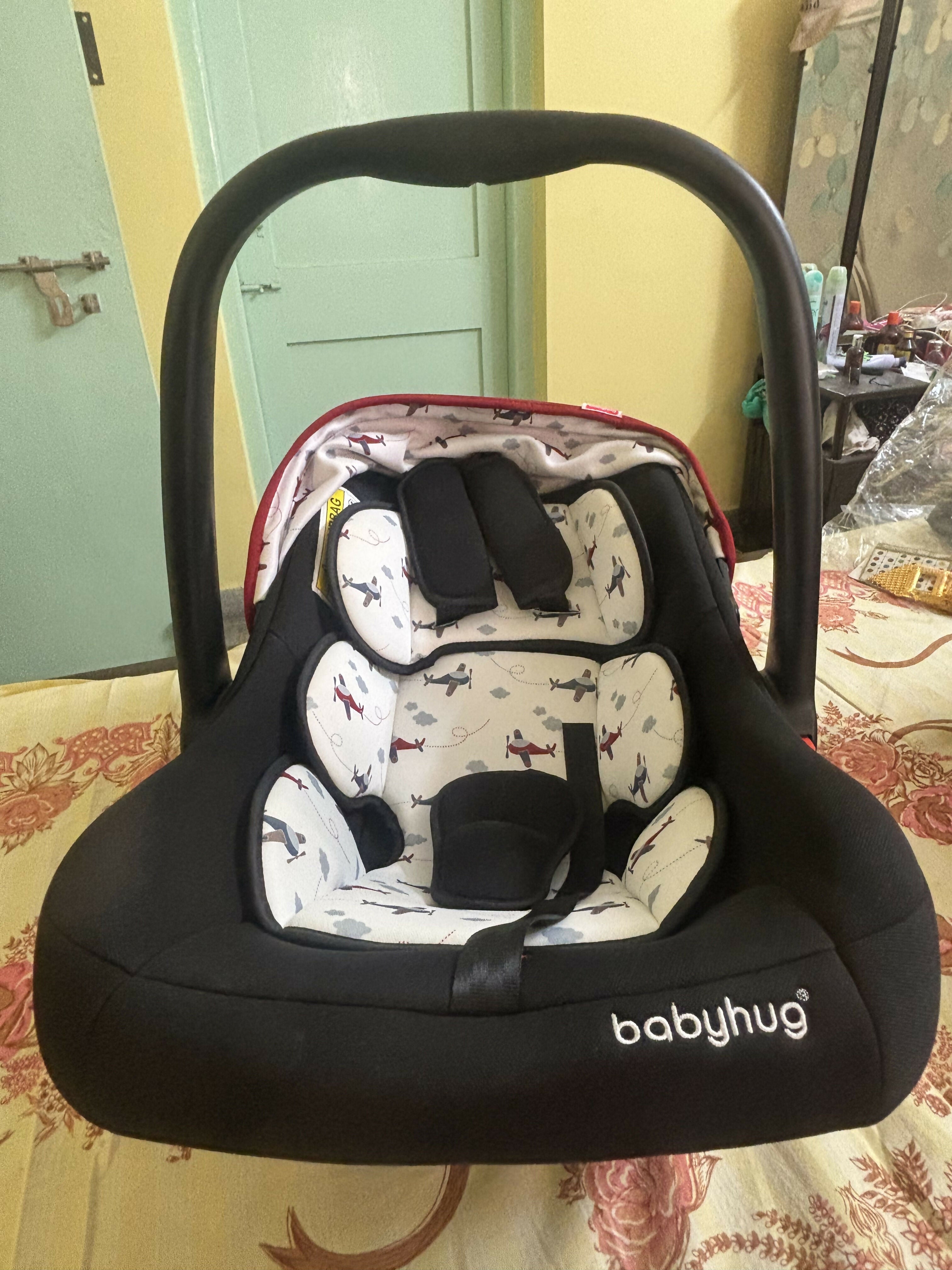 Babyhug Amber Ace Car Seat Cum Carry Cot With Mosquito Net