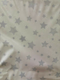 MOTHERCARE padded waterproof changing mat with grey stars – soft, comfy, and easy to clean.