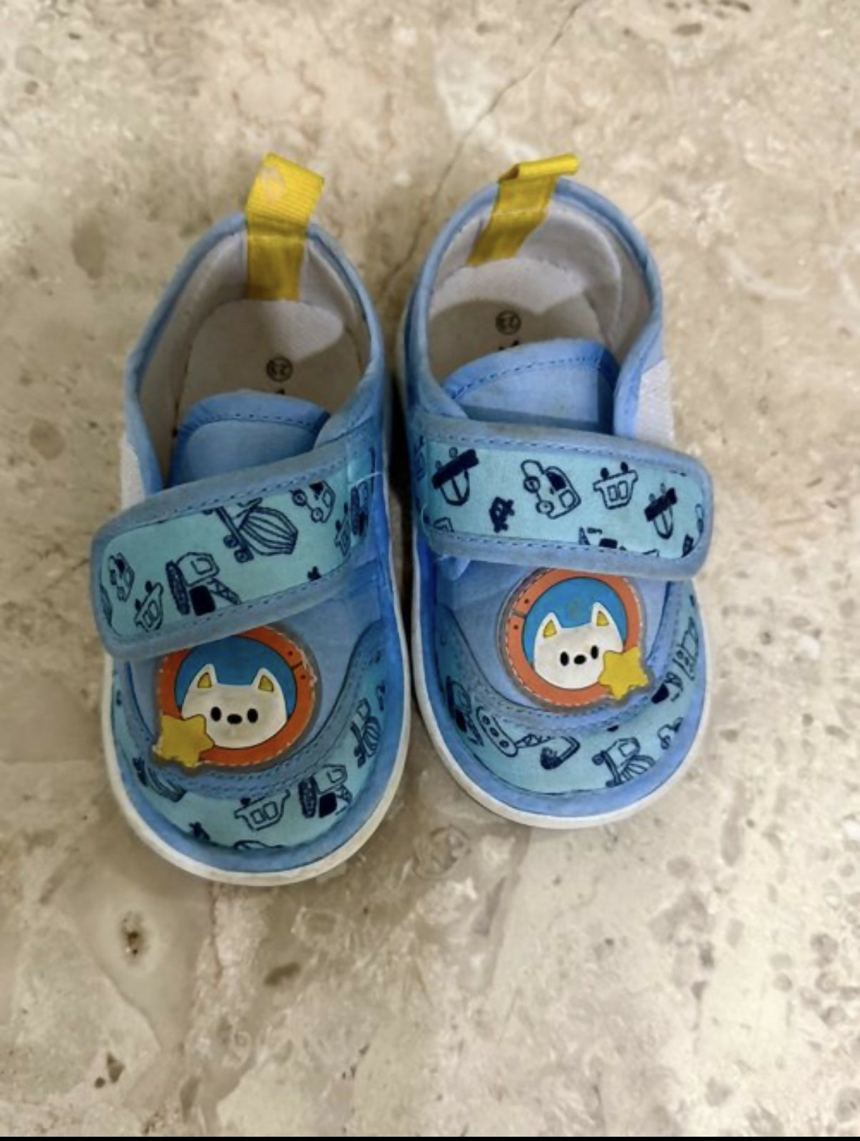 Adorable shoes for a 2-year-old girl featuring a comfortable fit, soft interior, durable sole, and stylish design. Preloved and in great condition for everyday wear and special occasions.