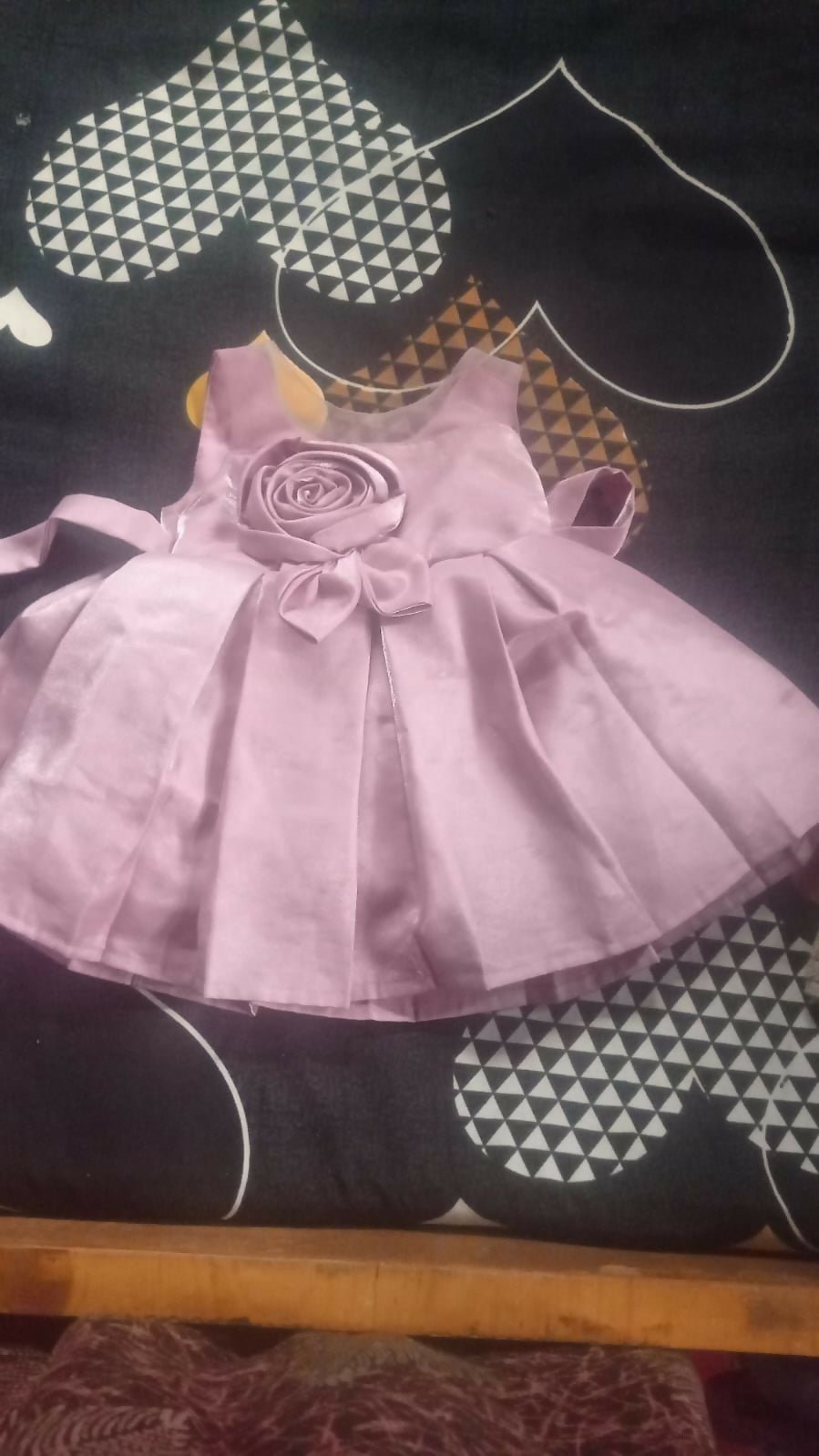 Girls pink partywear frock featuring elegant styling, soft comfortable fabric, and a charming look for birthdays, celebrations, weddings, and special occasions.