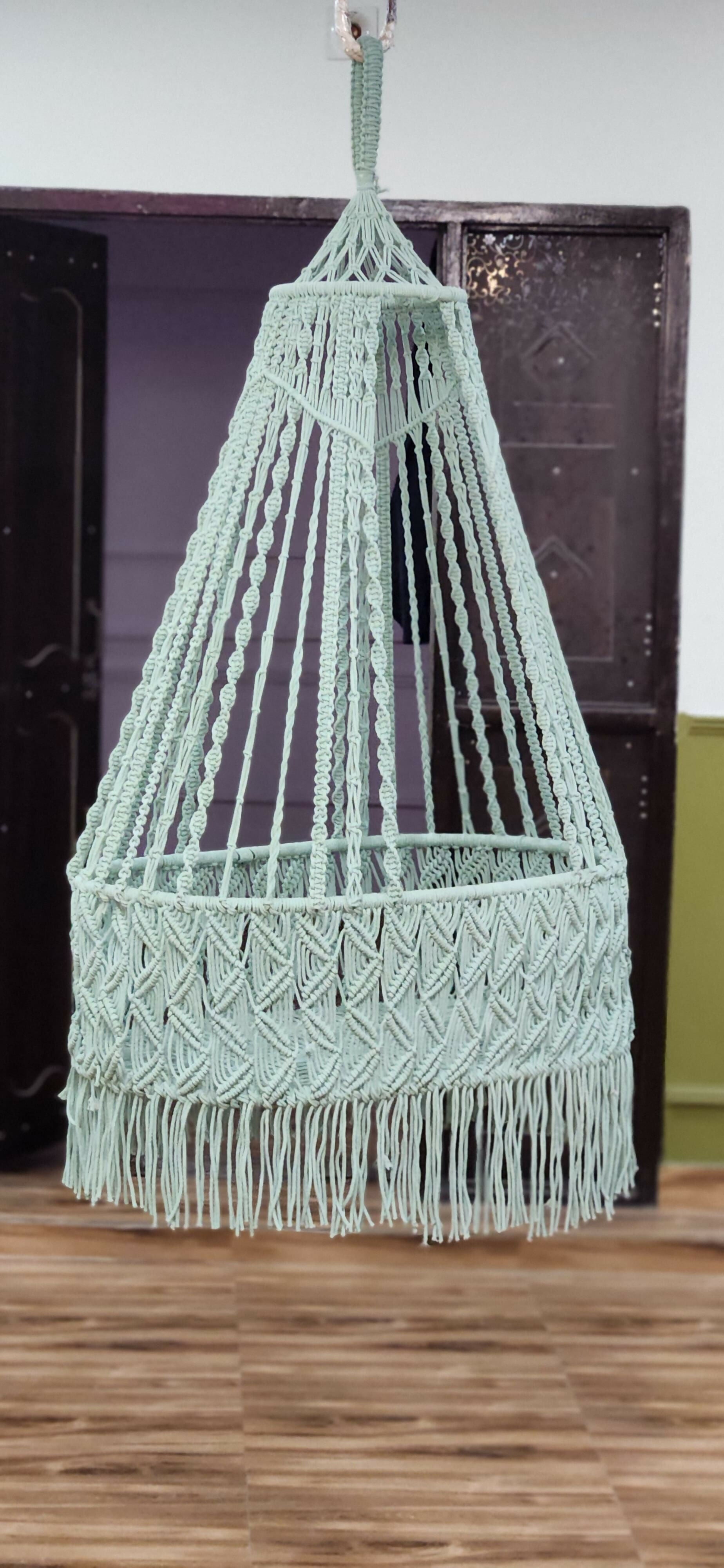 Macrame Baby Cradle