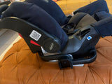 GRACO SnugFix Infant Car Seat with ISOFIX Base featuring a padded infant seat, secure harness, convenient carry handle and compatible ISOFIX base for practical everyday car travel with your baby.
