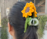 Sunflower Hair Claw