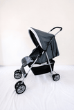 Hauck Baby Stroller Pushchair with reclining seat, adjustable canopy, 5-point safety harness, smooth wheels, foldable frame, and comfortable seating for safe and convenient everyday outings with babies and toddlers.