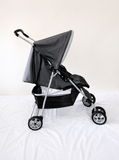 Hauck Baby Stroller Pushchair with reclining seat, adjustable canopy, 5-point safety harness, smooth wheels, foldable frame, and comfortable seating for safe and convenient everyday outings with babies and toddlers.