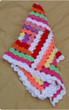 Crochet Handmade baby blankets (multiple designs available)