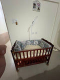 BABYHUG MONTANA Wooden Cot/Crib cum Rocker with Mosquito Net