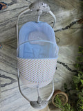 R for Rabbit Lullabies automatic baby cradle with gentle swing motion, comfortable sleeping space, sturdy frame, soothing design, and secure construction for newborns and infants.