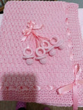 Crochet Handmade baby blankets (multiple designs available)