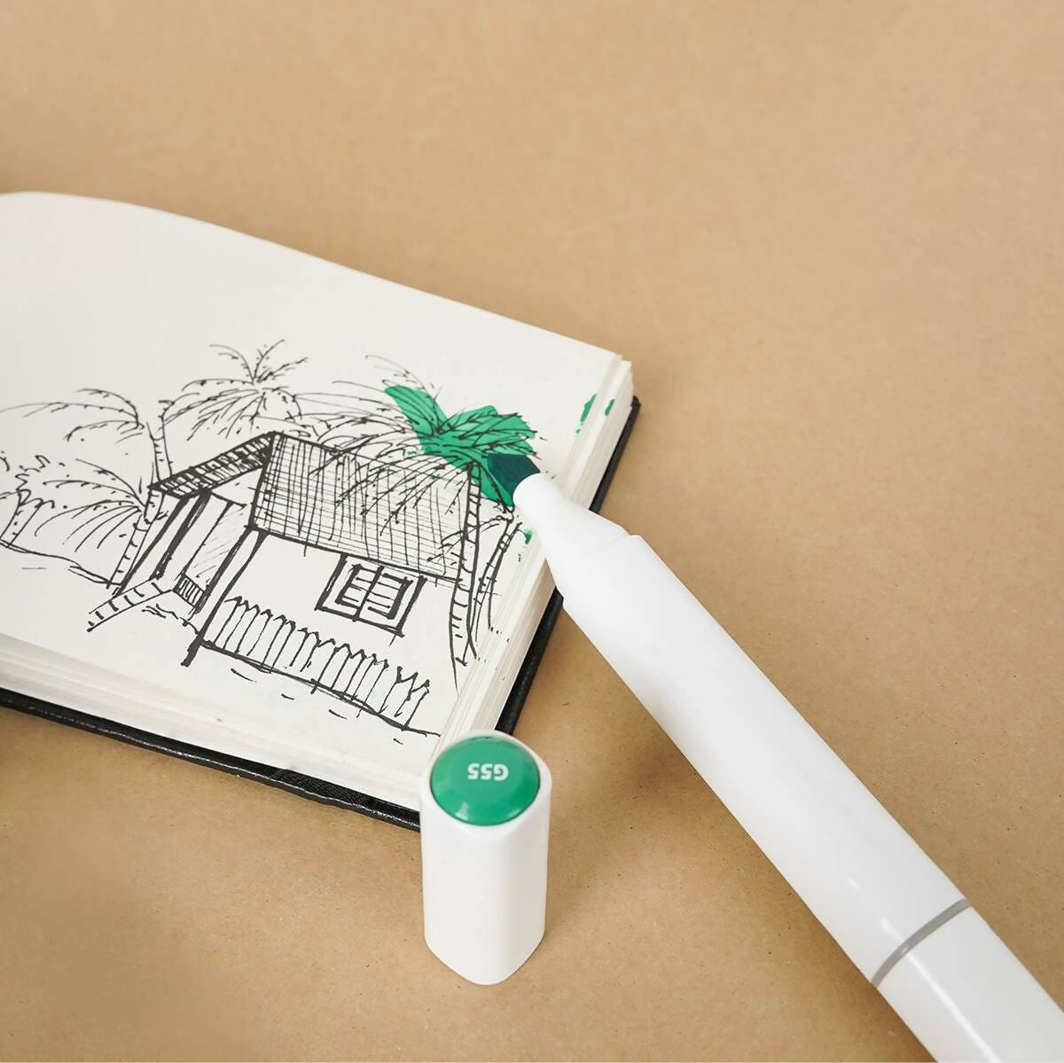 Markers are built with dual tips that are fine (narrow) and broad to allow you to be creative with a variety of vibrant color options. This is the perfect gift and addition for artists, students, kids, and more for arts and crafts, design etc.