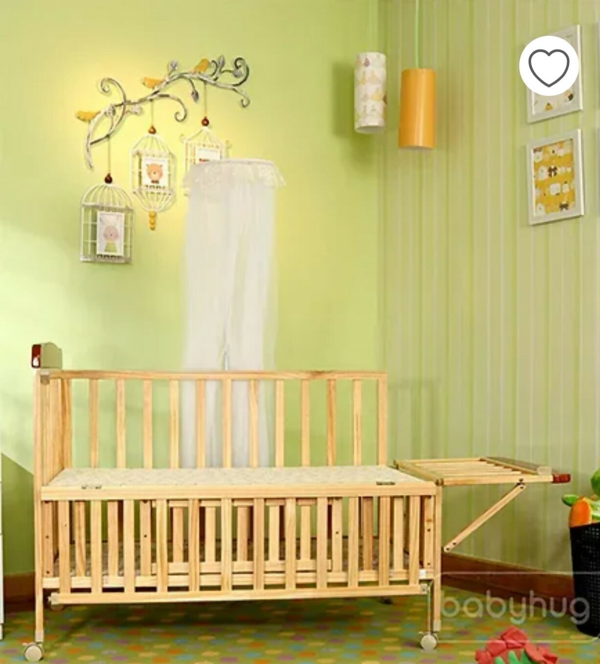 BABYHUG MONTANA BABY Crib/Cot Cum Juniour Bed