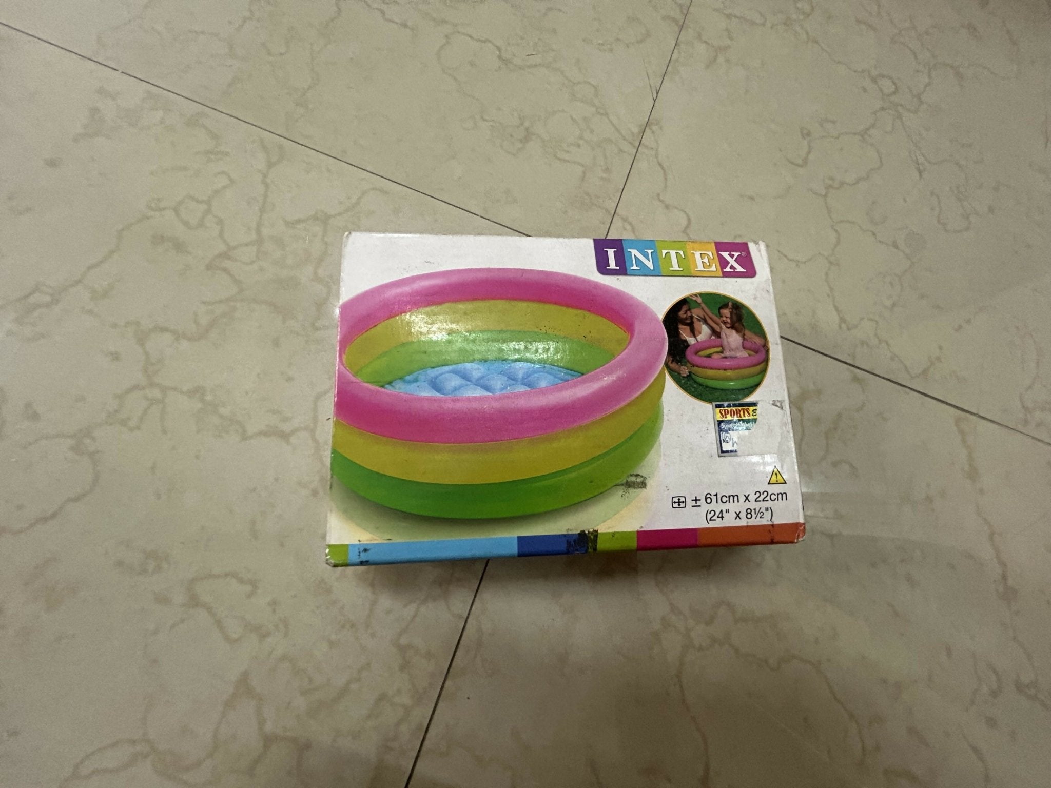 Intex inflatable pool