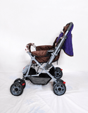 LUVLAP Sunshine Reversible Handle Stroller Reclining Foldable Baby Pram