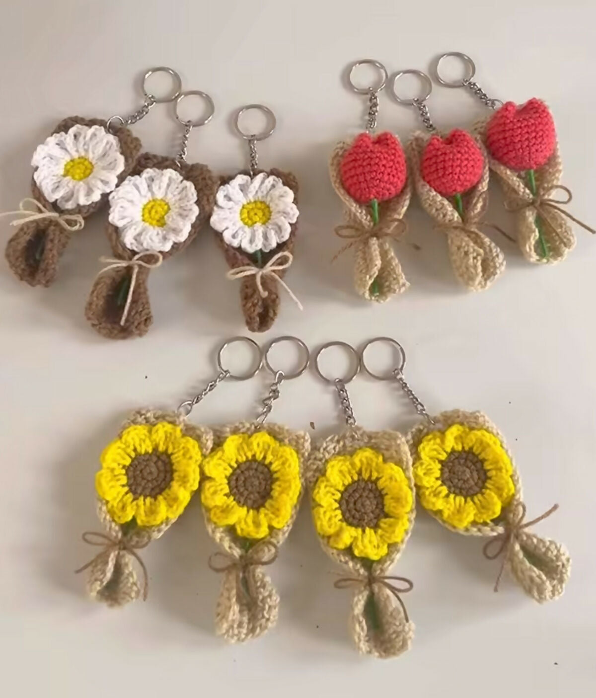 Tiny Bouquet Keychain