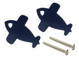 Door/ Drawer Knobs (Set of 2) Aeroplane