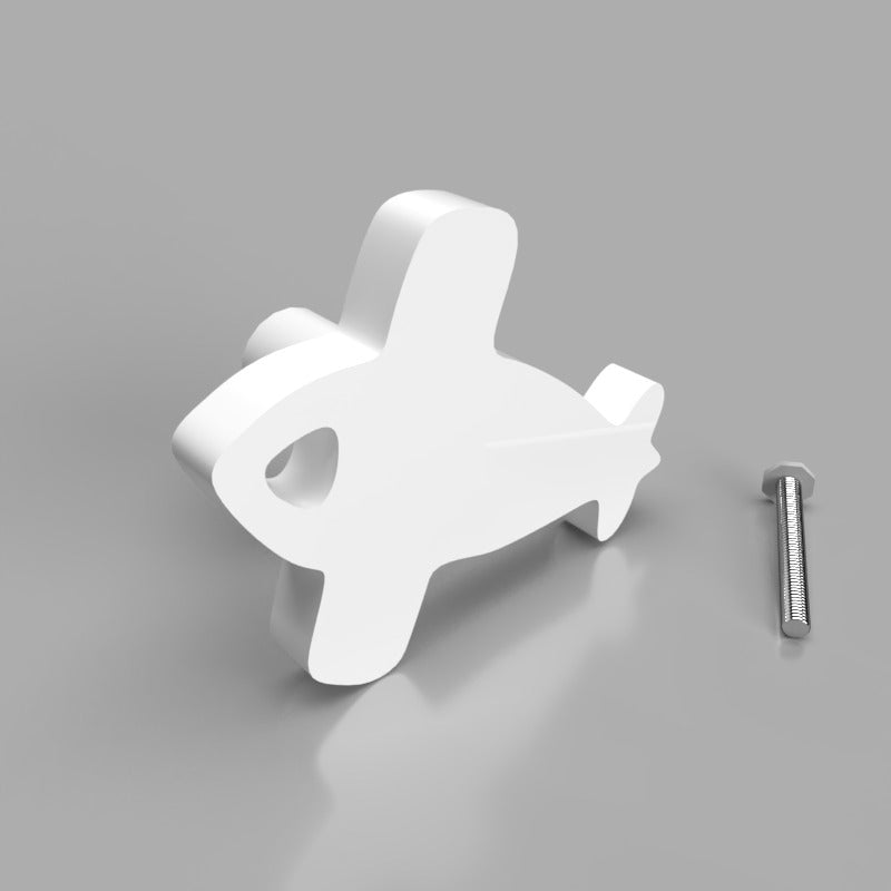 Door/ Drawer Knobs (Set of 2) Aeroplane