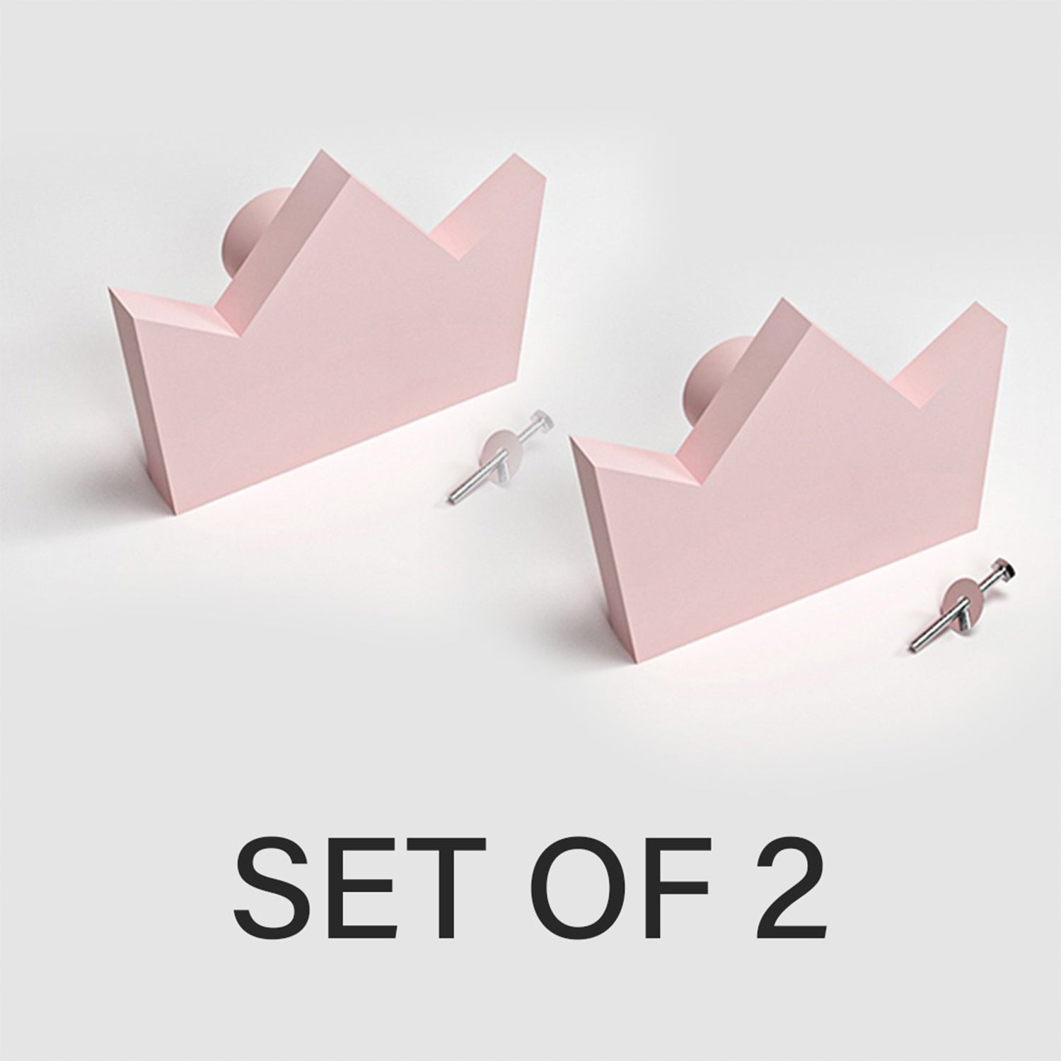 Door/ Drawer Knobs (Set of 2) Adorable Crown